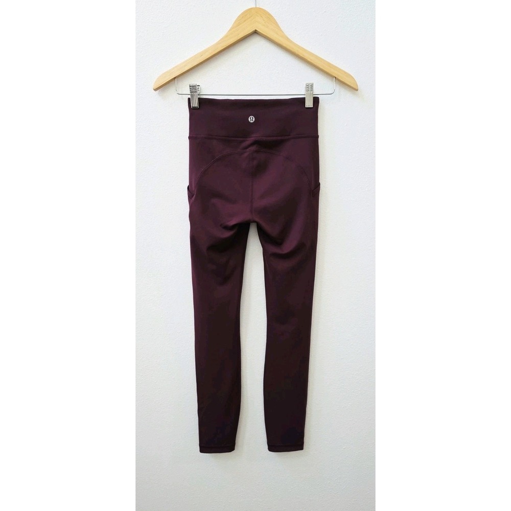 Lululemon Invigorate High-Rise Leggings 25" Women's Size 2 Pockets - Picture 3 of 8